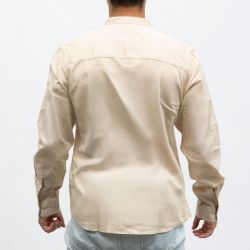 Chemise light beige smithy 05t4426m Homme DEELUXE 74
