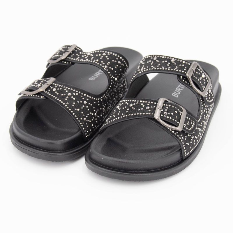 Mule strass double brides 4974-fedora t37/41 Femme BURTON OF LONDON