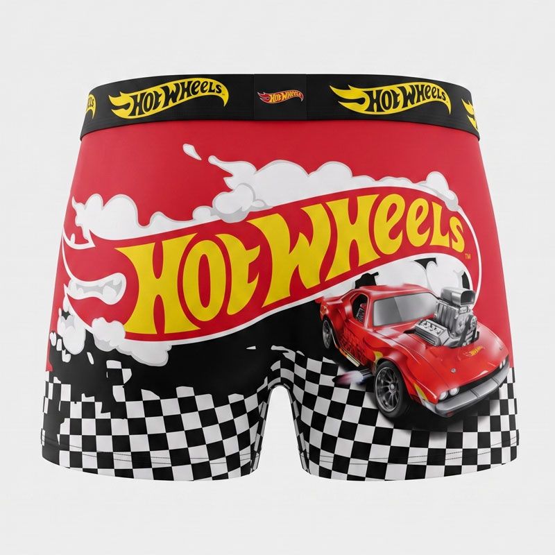 Boxer microfibre hot wheel fg/htw3/3/bm/red Enfant FREEGUN