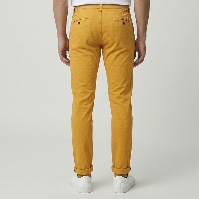 Pantalon chino dobby camel cr-preston-x12-ca Homme CROSSBY