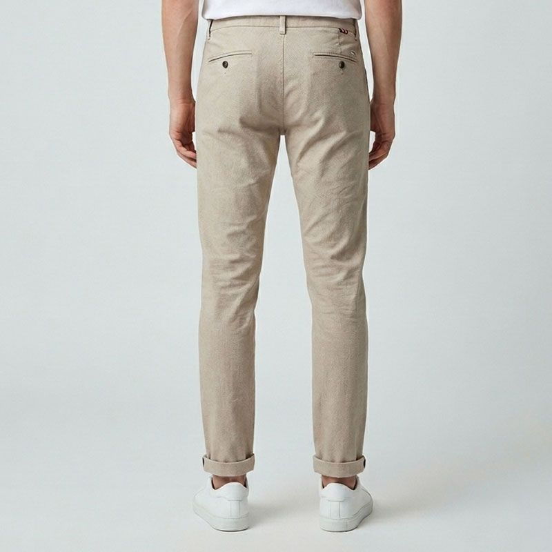 Pantalon chino dobby camel cr-preston-x12-ca Homme CROSSBY