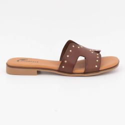 Mule bones remaches marron 3054 t36/41 Femme BIOSTOCK