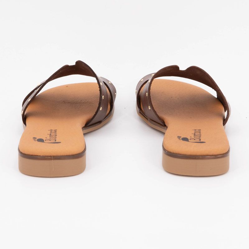 Mule bones remaches marron 3054 t36/41 Femme BIOSTOCK