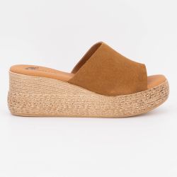 Mule compensee serraje marron 3767 t36/41 Femme BIOSTOCK