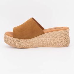Mule compensee serraje marron 3767 t36/41 Femme BIOSTOCK