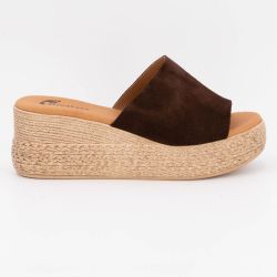 Mule compensee serraje marron 3767 t36/41 Femme BIOSTOCK