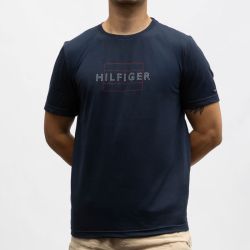 Tee shirt avec logo col rond Homme TOMMY HILFIGER