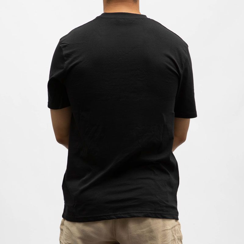 Tee shirt col rond coton avec grand logo Homme ELLESSE