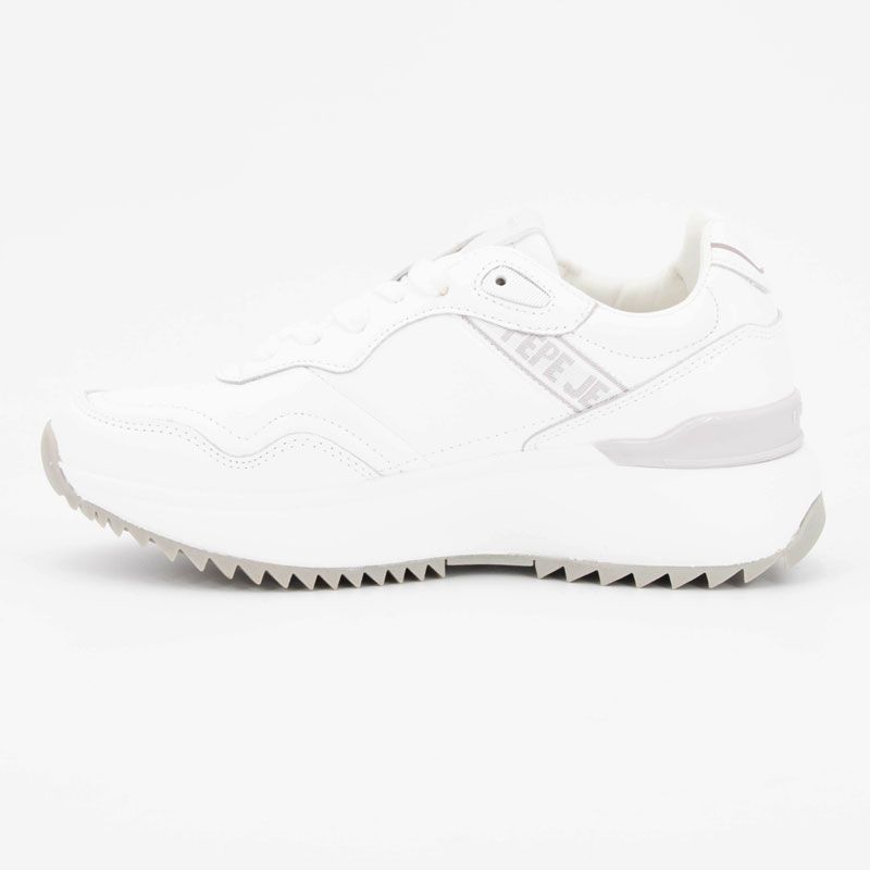 Basket white kimi action w pls600026-800 t36/41 Femme PEPE JEANS