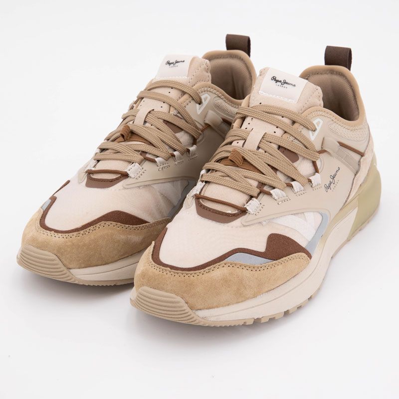 Basket paille beige stoke sport m pms60013-321 t40/46 Homme PEPE JEANS