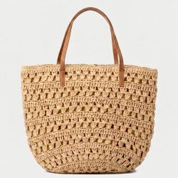 Panier crochet anses courtes et fermeture éclair GERARD PASQUIER