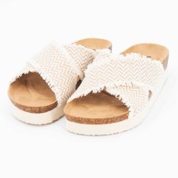 MULE CROISEE PETITE FRANGE NADIRITA 4991 T37/41