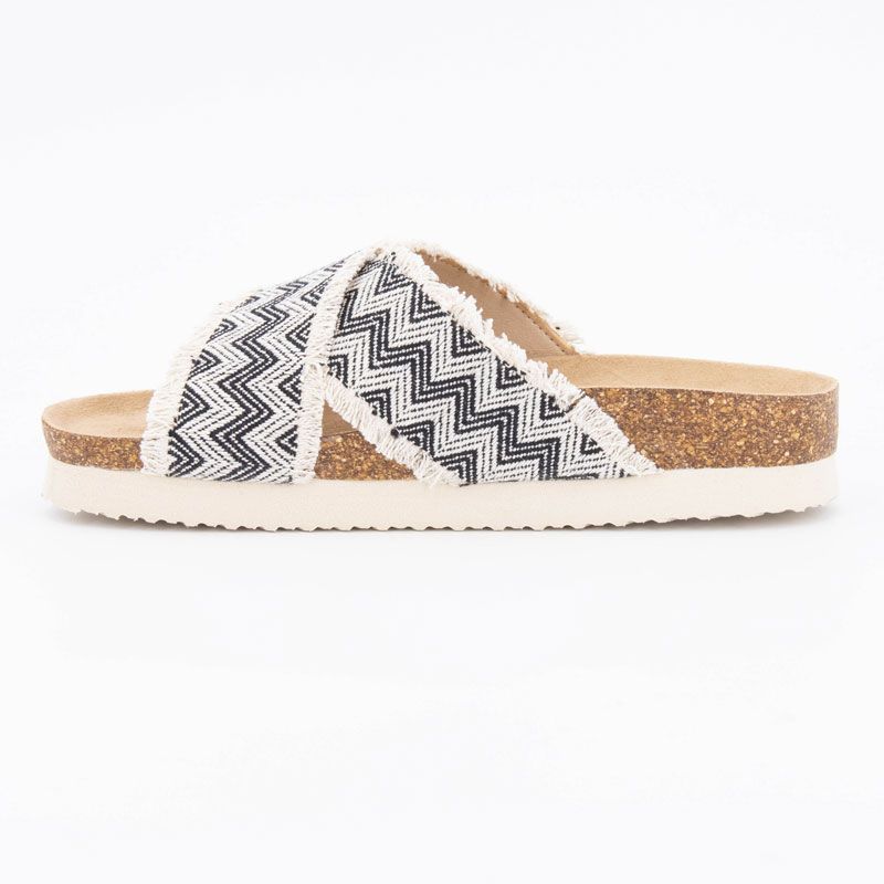 MULE CROISEE PETITE FRANGE NADIRITA 4991 T37/41