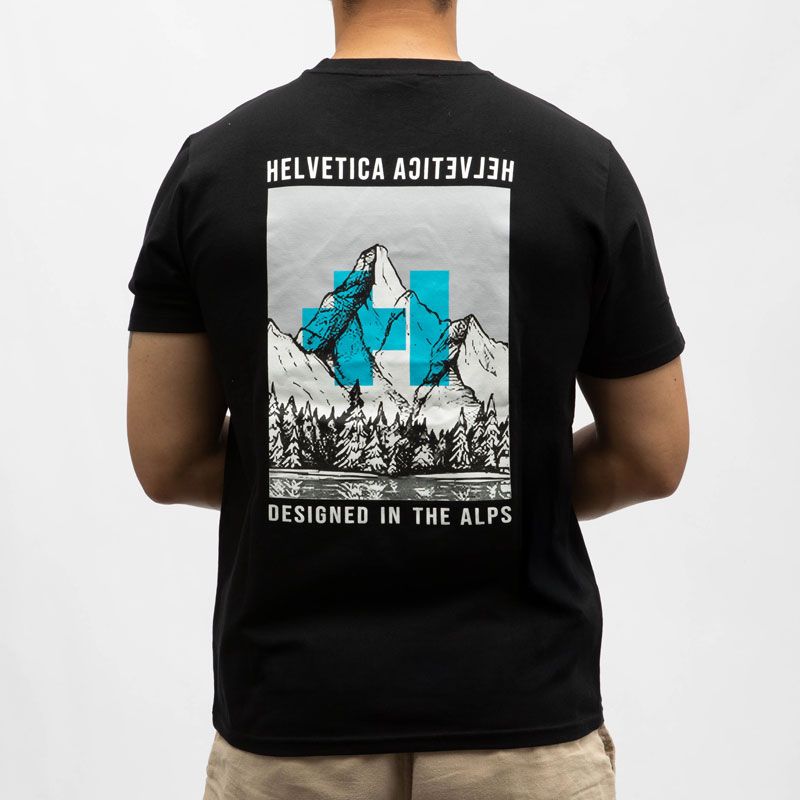 Tee shirt black union 12 Homme HELVETICA