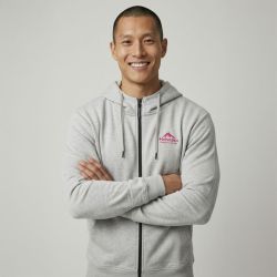 Veste sweat zippe a capuche rock union 08 Homme HELVETICA