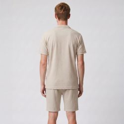 Ensemble chemisette short gaufré cordon dove Homme PANAME BROTHERS