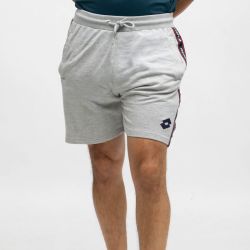 Bermuda coton effet jogging avec bandes noires Homme LOTTO