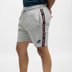 Bermuda coton effet jogging avec bandes noires Homme LOTTO