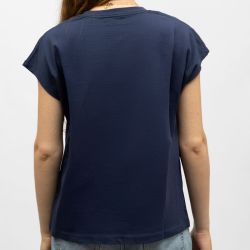 Tee shirt jxastrid naval academy petanque club 12300105 4529 Femme JJXX