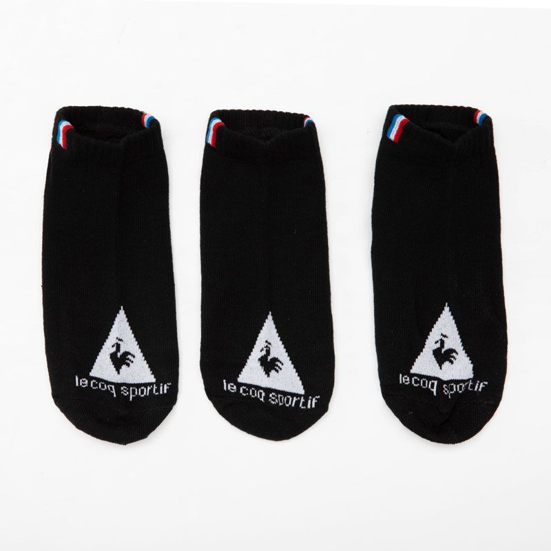 Chaussette de running lot de 3 paires blanches Femme LE COQ SPORTIF