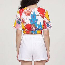 Crop top multico primary harmony 12120039c Femme LES TROPEZIENNES PAR M.BELARBI