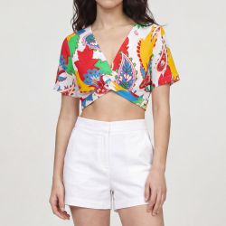 Crop top multico primary harmony 12120039c Femme LES TROPEZIENNES PAR M.BELARBI