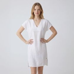 Robe blanc gomera 12320102a Femme LES TROPEZIENNES PAR M.BELARBI