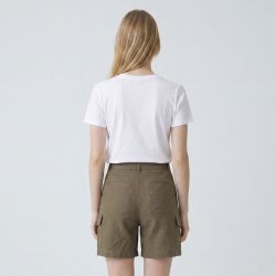 Bermuda kaki embiez 12720063e Femme LES TROPEZIENNES PAR M.BELARBI