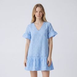 Robe bleu iris suzie 12420134c Femme LES TROPEZIENNES PAR M.BELARBI