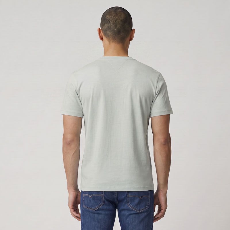 T-shirt logo brodé coton col ras de cou Homme TOMMY HILFIGER