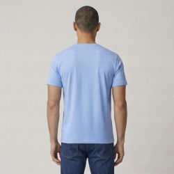 Tee shirt mc sky blue mwomw42366 Homme TOMMY HILFIGER