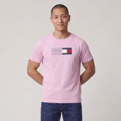 Tee shirt mc sky blue mwomw42366 Homme TOMMY HILFIGER
