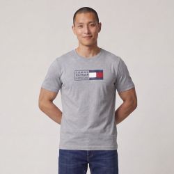 Tee shirt mc sky blue mwomw42366 Homme TOMMY HILFIGER