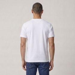 Tee shirt mc white mwomw42369 Homme TOMMY HILFIGER