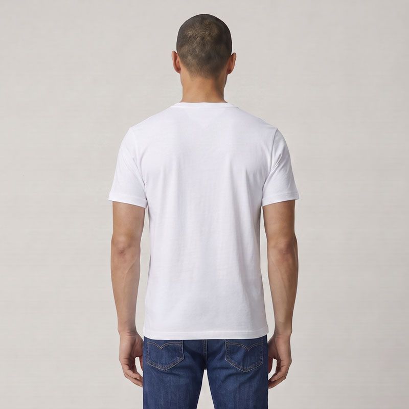 Tee shirt mc white mwomw42369 Homme TOMMY HILFIGER