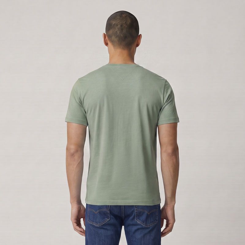 Tee shirt mc white mwomw42369 Homme TOMMY HILFIGER
