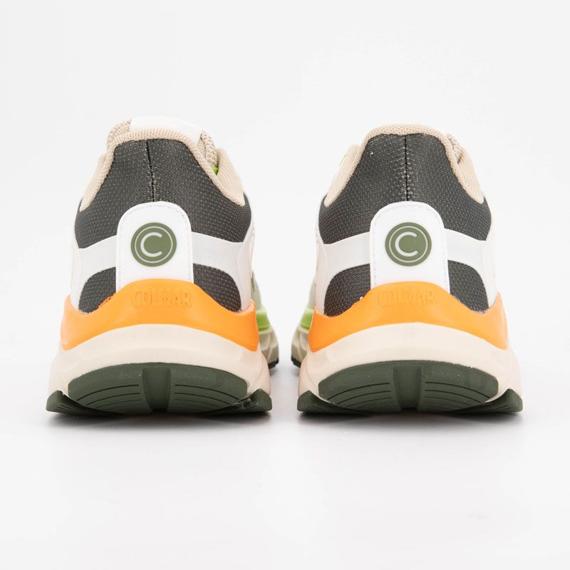 Basket urbantrail x2 next off white-m green-orange urbx2 n 153 t Homme COLMAR