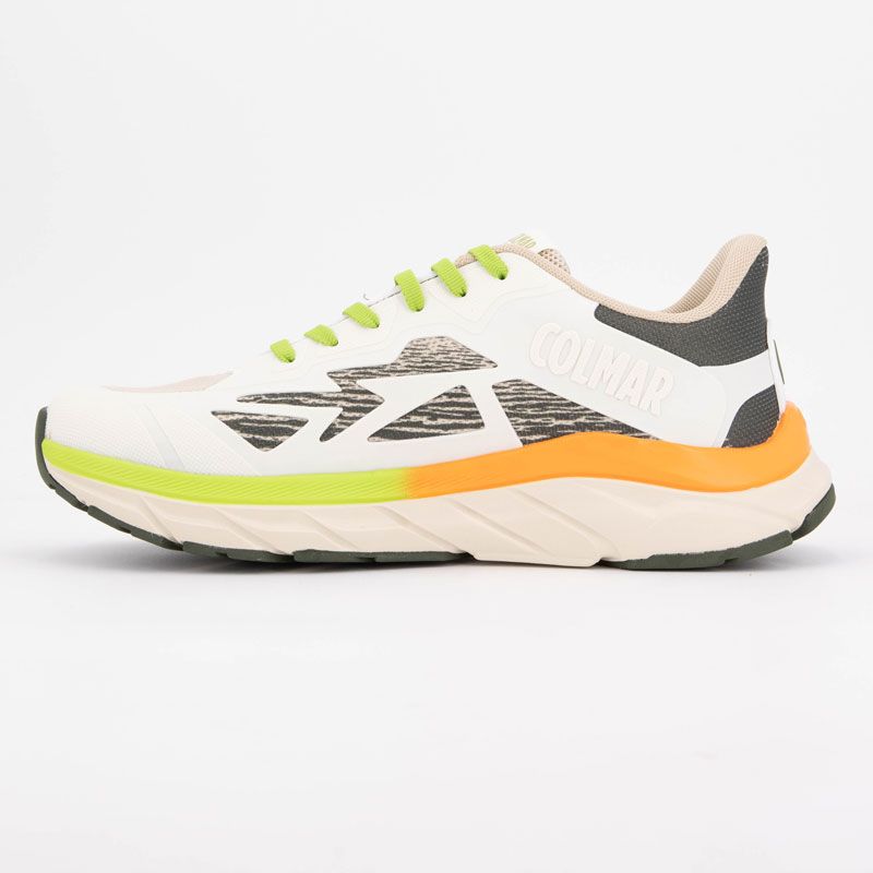 Basket urbantrail x2 next off white-m green-orange urbx2 n 153 t Homme COLMAR