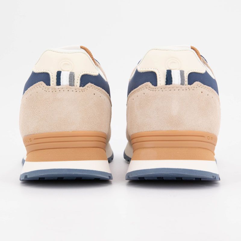 Basket authentic lt beige-blue denim-brown travis a 007 t40/46 Homme COLMAR