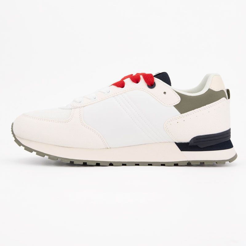 Basket authentic lt beige-blue denim-brown travis a 007 t40/46 Homme COLMAR