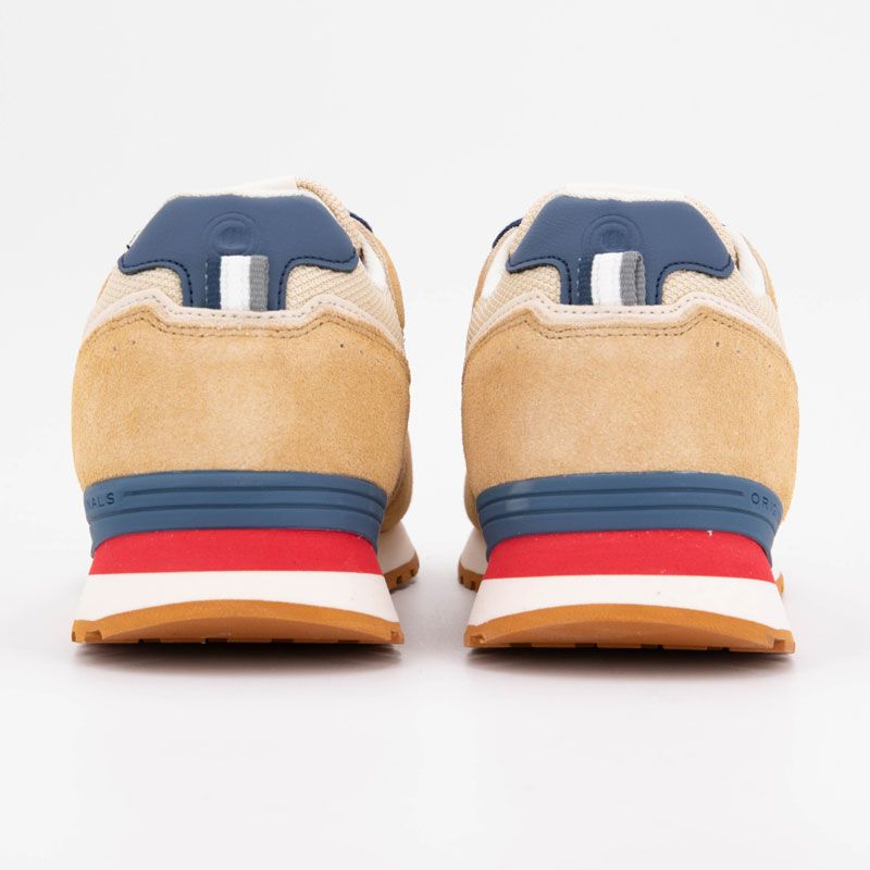 Basket authentic lt beige-blue denim-brown travis a 007 t40/46 Homme COLMAR