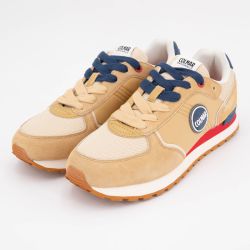 Basket authentic lt beige-blue denim-brown travis a 007 t40/46 Homme COLMAR