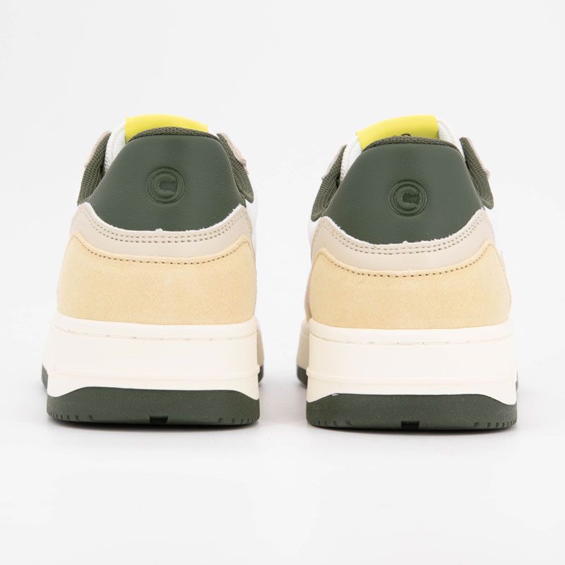 Basket white-warm gray-military green austin l 034 t40/46 Homme COLMAR
