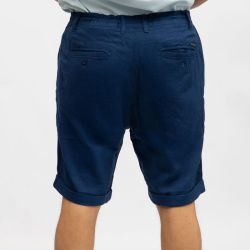 Short lin mélangé cordon de serrage bali Homme PANAME BROTHERS