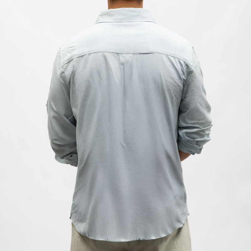 Chemise manches longues lin mélangé Homme PANAME BROTHERS