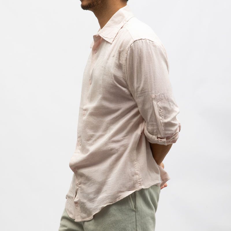 Chemise manches longues lin mélangé Homme PANAME BROTHERS