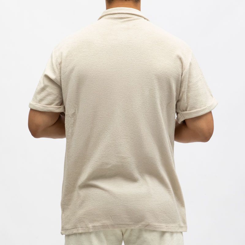 Chemise mc eponge kaki charly-ds Homme PANAME BROTHERS