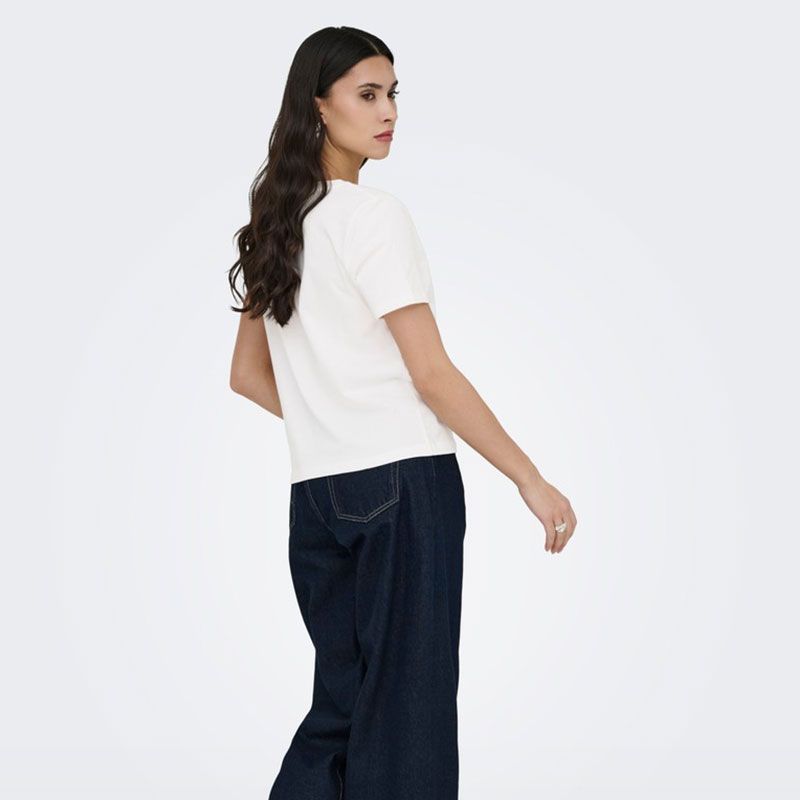 Tee shirt jdyselma cloud dancer 15322073 4647 Femme JDY