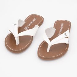 Tong blanc kalinda t36/41 Femme CHATTAWAK