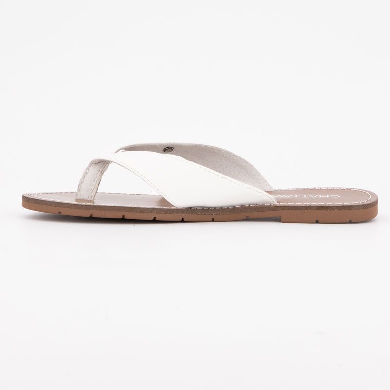 Tong blanc kalinda t36/41 Femme CHATTAWAK